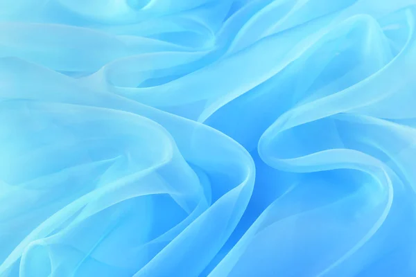 Голубой Тюль Качестве Фона — стоковое фото