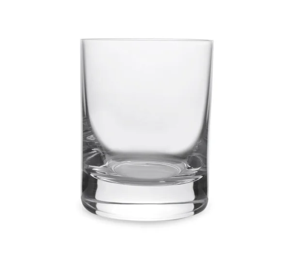 白に隔離されたエレガントな清潔な空のショットグラス — ストック写真