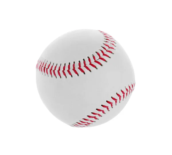 Beyazda Izole Edilmiş Beyzbol Topu Spor Ekipmanları — Stok fotoğraf