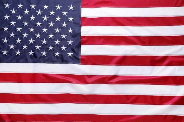 Flaga Narodowa Usa Tle Zbliżenie — Zdjęcie stockowe