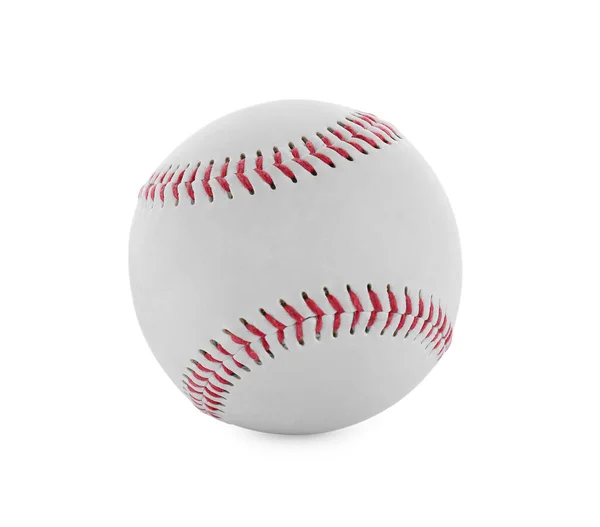 Baseball Ball Isolated White Sportive Equipment — Stock Photo, Image
