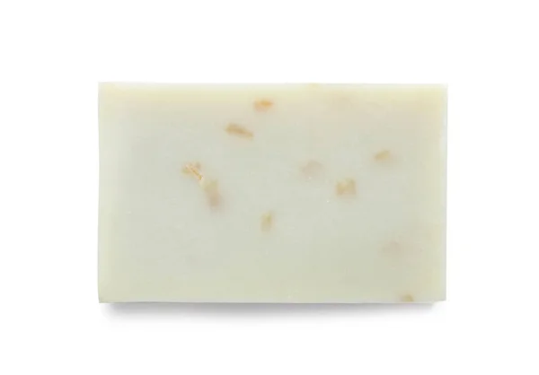 Soap Bar White Background Top View Personal Hygiene — Stock Photo, Image