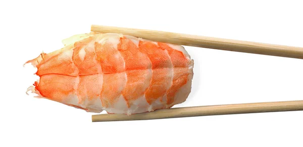 白を基調とした握り寿司が美味しい箸 — ストック写真