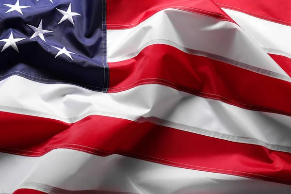 美丽的美国国旗为背景 — 图库照片