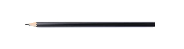 白に孤立した新しい黒い木製の鉛筆 — ストック写真