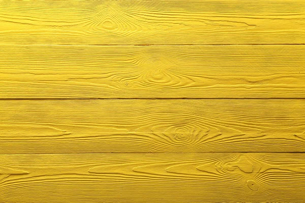 Texture Yellow Wooden Surface Background Top View — Stock Photo, Image