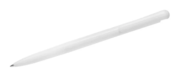Beyazda Izole Edilmiş Yeni Bir Tükenmez Kalem — Stok fotoğraf