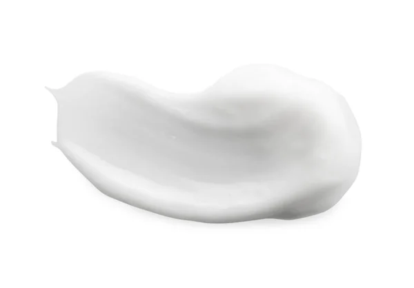 Sample Facial Cream Isolated White Top View — Foto de Stock