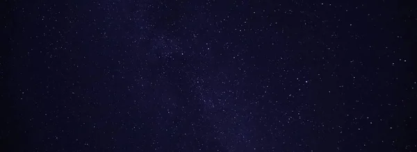 Úžasná Hvězdná Obloha Noci Banner Design — Stock fotografie