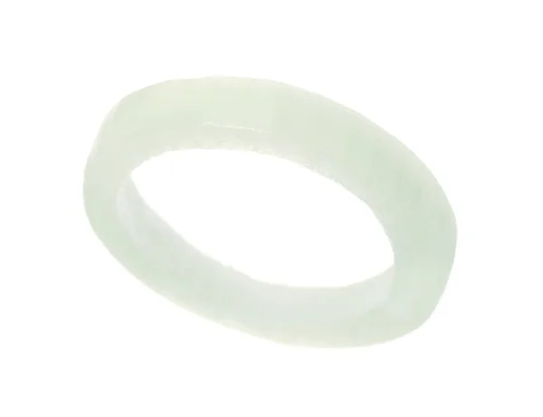 Pierścień Dojrzałej Cebuli Wyizolowany Białym — Zdjęcie stockowe