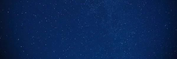 Céu Estrelado Incrível Noite Design Banner — Fotografia de Stock