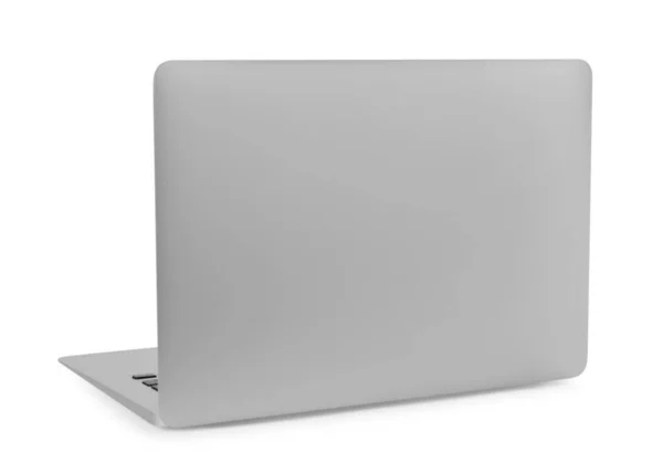 Laptop Terbuka Diisolasi Dengan Warna Putih Teknologi Modern — Stok Foto