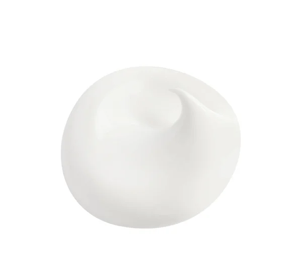 Sample Face Cream Isolated White Top View — 图库照片