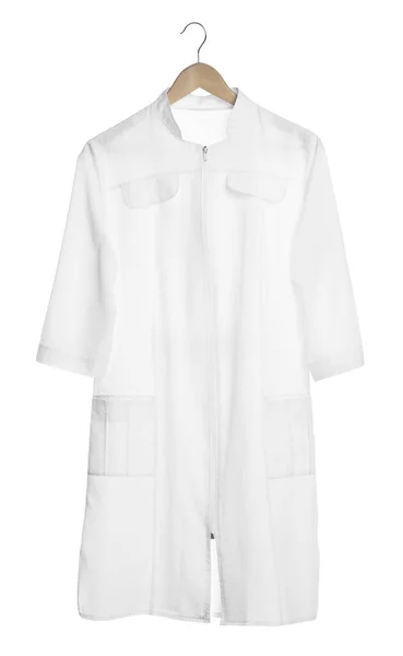 Сукня Лікаря Ізольована Білому Медична Форма — стокове фото