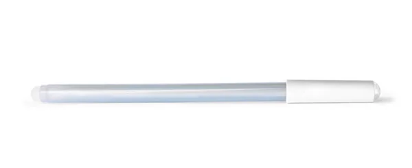 Одна Стёртая Гелевая Ручка Изолированная Белом — стоковое фото
