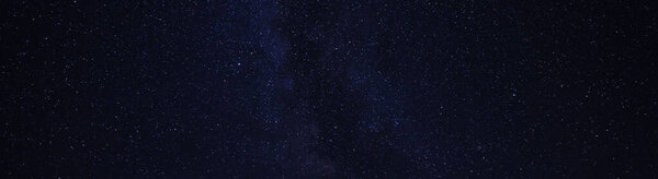 Удивительное звездное небо ночью, дизайн баннера
