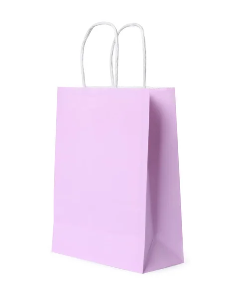 Pink Gift Paper Bag White Background — Stock Photo, Image