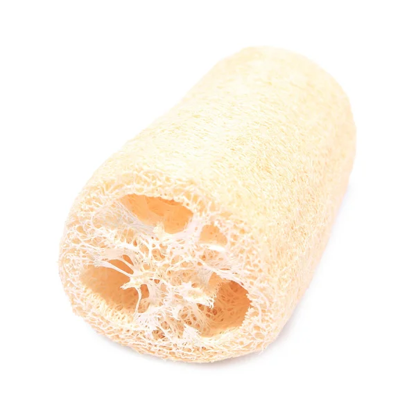 Nueva Esponja Esponja Esponja Aislada Blanco Higiene Personal — Foto de Stock