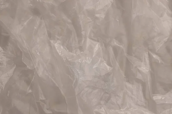 Arkaplan Olarak Buruşuk Sarı Plastik Torba Üst Görünüm — Stok fotoğraf