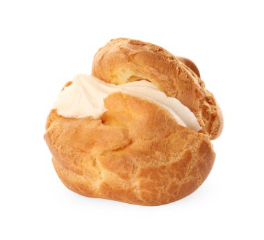 Lezzetli profiterol. Krema dolgulu.