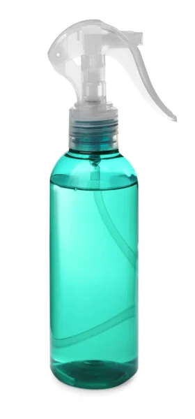 Σπρέι Μπουκάλι Θερμική Προστασία Μαλλιών Που Απομονώνονται Λευκό — Φωτογραφία Αρχείου