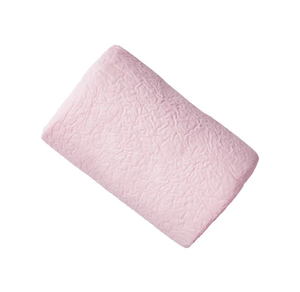 Läcker Söt Marshmallow Isolerad Vitt — Stockfoto