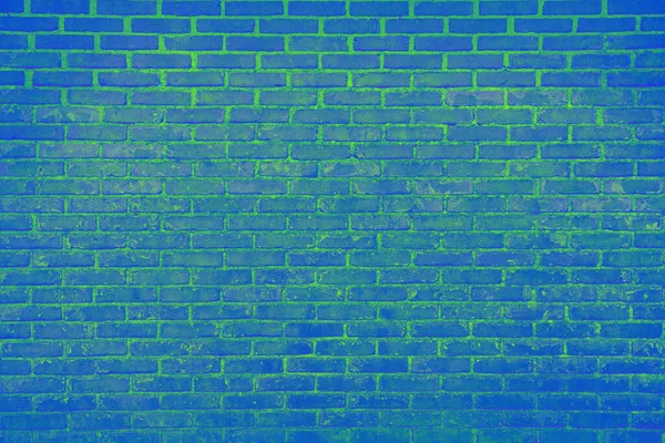 Texture Bright Light Blue Brick Wall Background — Stock Photo, Image