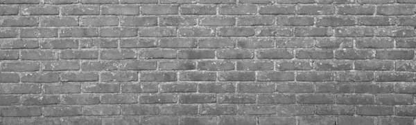 Texture Light Grey Color Brick Wall Background Banner Design — Stock Photo, Image