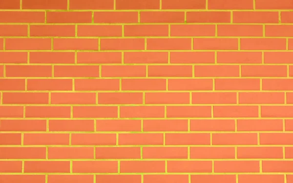 Tekstura Ściany Ciemnopomarańczowej Cegły Jako Tło — Zdjęcie stockowe