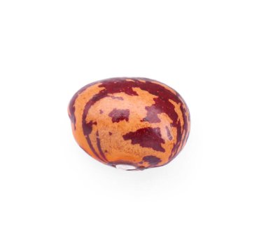 Bir çiğ fasulye beyazı izole edilmiş.