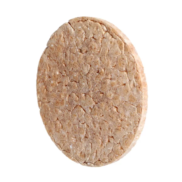 Een Lekker Knäckebröd Witte Achtergrond Gezonde Snack — Stockfoto