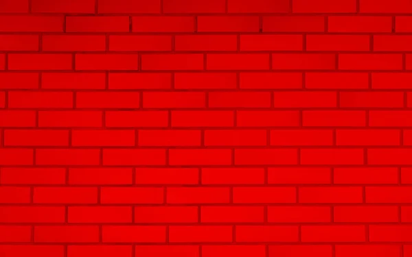 Arkaplan Olarak Kırmızı Renkli Tuğla Duvarın Dokusu — Stok fotoğraf