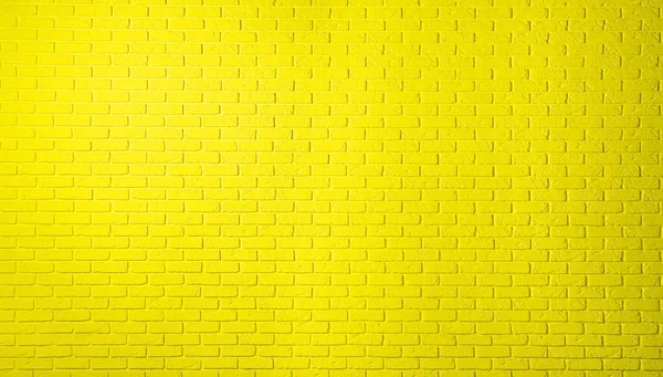 Textuur Van Gele Kleur Bakstenen Muur Als Achtergrond — Stockfoto
