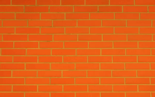 Textur Orange Röd Färg Tegelvägg Som Bakgrund — Stockfoto