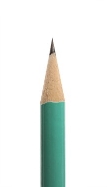 Graphite pencil isolated on white, closeup. School stationery