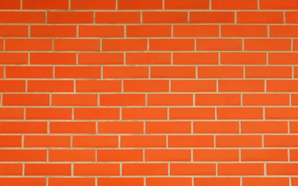 Textur Orange Röd Färg Tegelvägg Som Bakgrund — Stockfoto