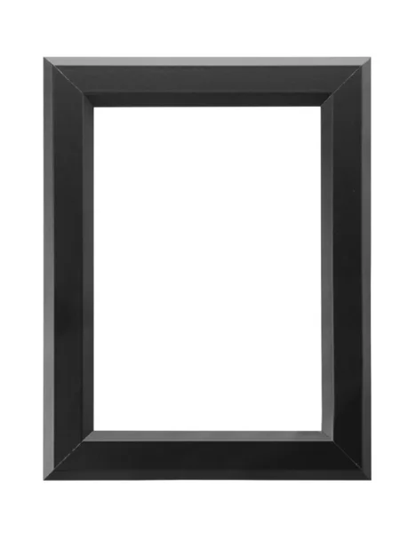 Zwart Frame Geïsoleerd Wit Voor Spiegel Foto Foto Schilderij Anderen — Stockfoto