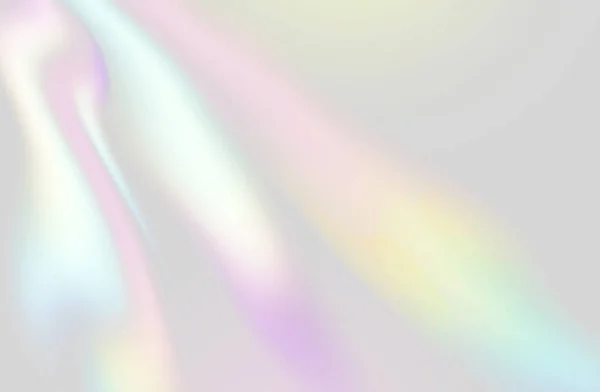 Regenbogenpastellfarben Auf Weißem Hintergrund Lichtbrechungseffekt — Stockfoto