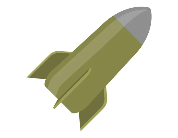 Illustration Atomvapen Vit Bakgrund — Stockfoto