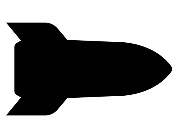 Illustration Der Atomwaffe Auf Weißem Hintergrund — Stockfoto