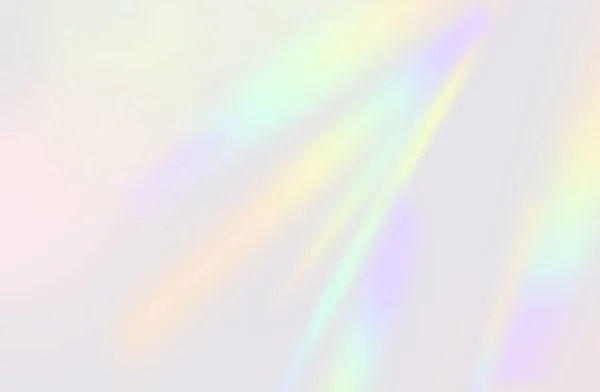白色背景上的彩虹彩绘色 光的折射效果 — 图库照片