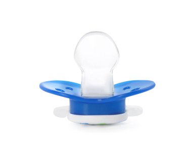 Bir bebek emziği beyaza izole edilmiş.