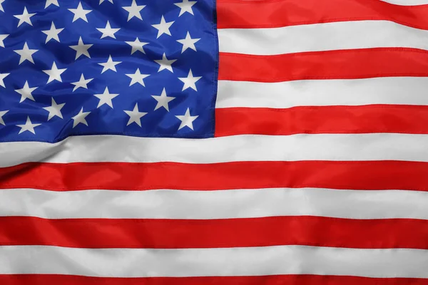 Flaga Narodowa Usa Tle Zbliżenie — Zdjęcie stockowe