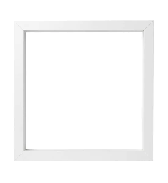 Moldura Isolada Branco Para Espelho Foto Quadro Pintura Outros — Fotografia de Stock