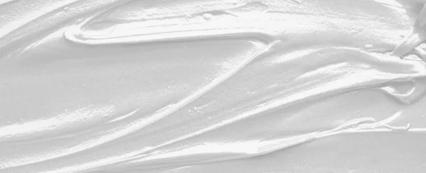 Textura Cremosa Branca Como Fundo Design Banner — Fotografia de Stock