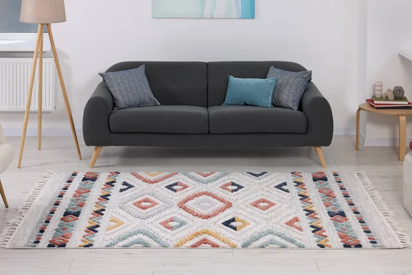 Living Room Beautiful Carpet Furniture — Stock Photo, Image