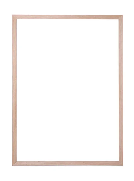 Quadro Madeira Isolado Branco Para Espelho Foto Quadro Pintura Outros — Fotografia de Stock