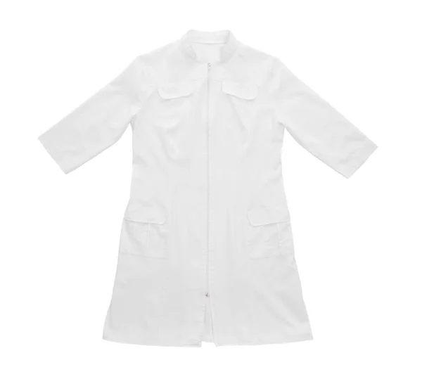 stock image Medical uniform isolated on white, top view. Professional work clothes