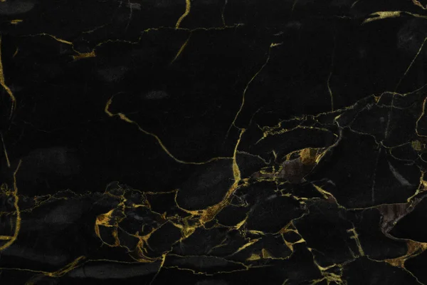 stock image Beautiful black and gold marble surface as background