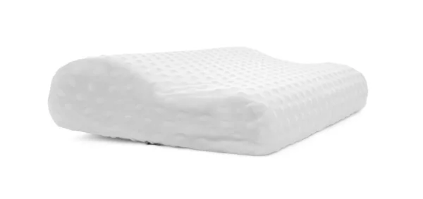 Orthopedic Memory Foam Pillow Isolated White — Foto de Stock